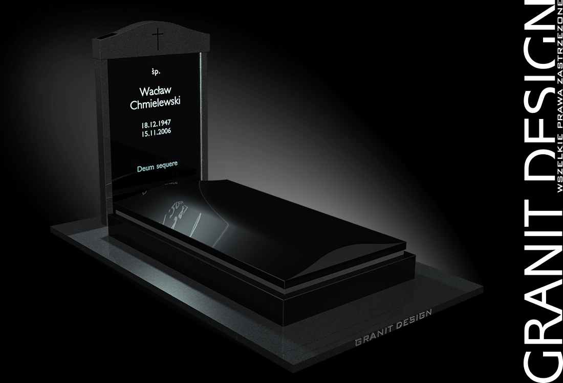 Nowoczesne nagrobki granitowe z podświetleniem LED, elegancja i trwałość - Granit Design