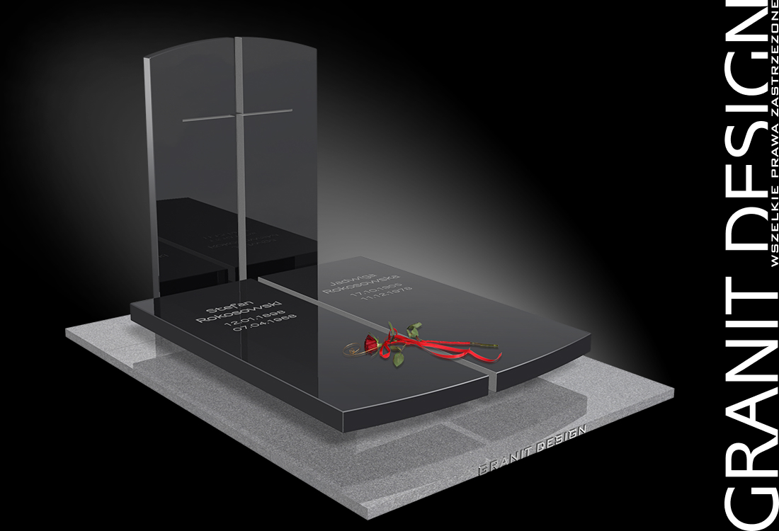 Nowoczesne nagrobki granitowe z podświetleniem LED, elegancja i trwałość - Granit Design