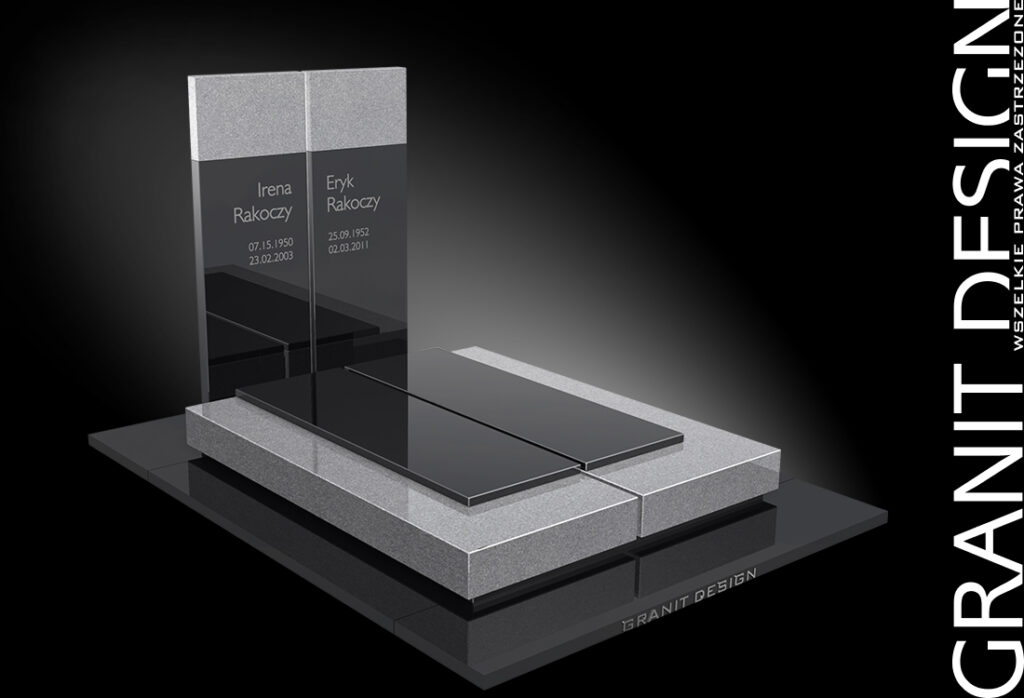 Nagrobki Podwójne - Nagrobek N206 - Granit Design