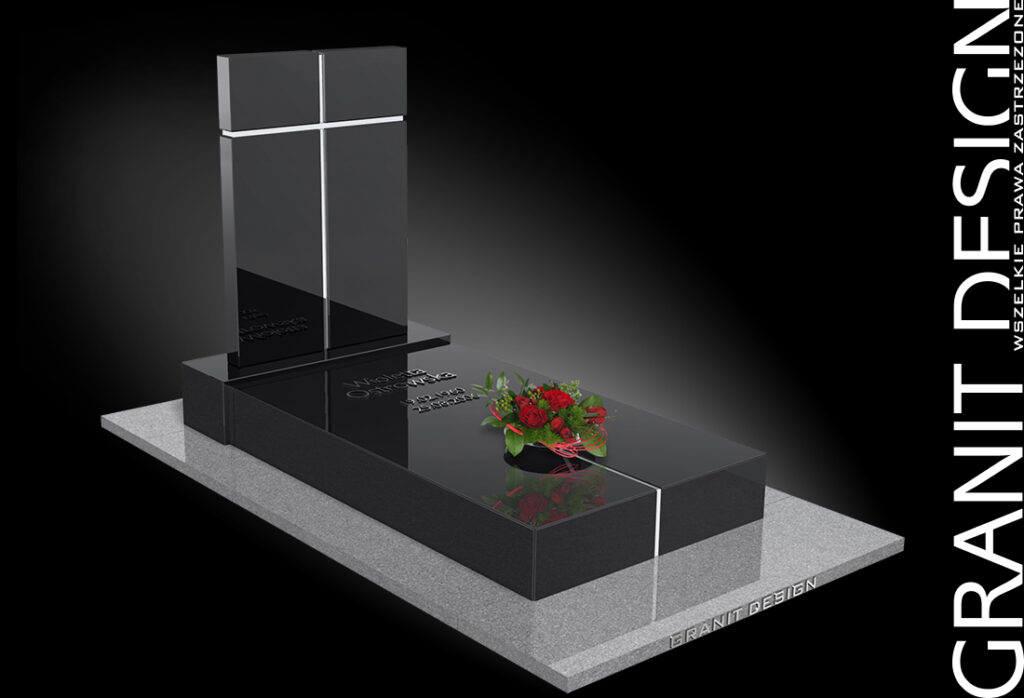Nagrobki Pojedyncze - Nagrobek N101 - Granit Design