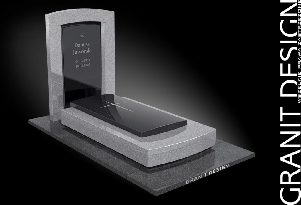 Nagrobki Pojedyncze - Nagrobek N105 - Granit Design
