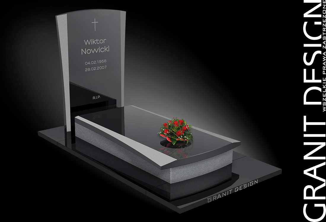 Nowoczesne nagrobki granitowe z podświetleniem LED, elegancja i trwałość - Granit Design