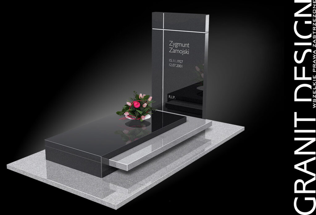 Nagrobki Pojedyncze - Nagrobek N111 - Granit Design
