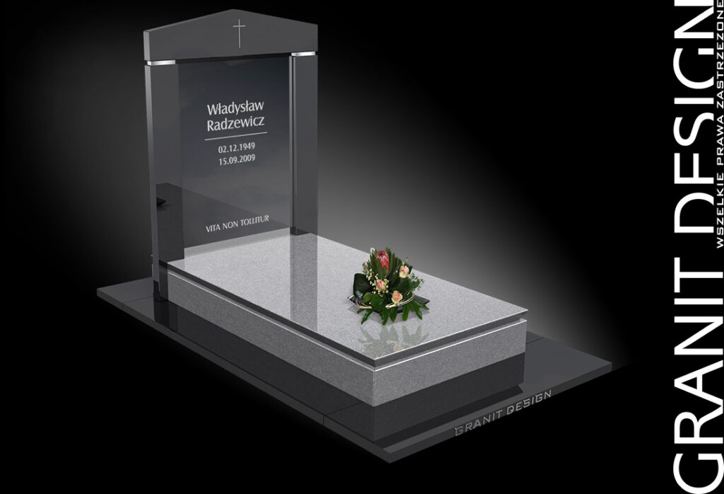 Nagrobki Pojedyncze - Nagrobek N128 - Granit Design