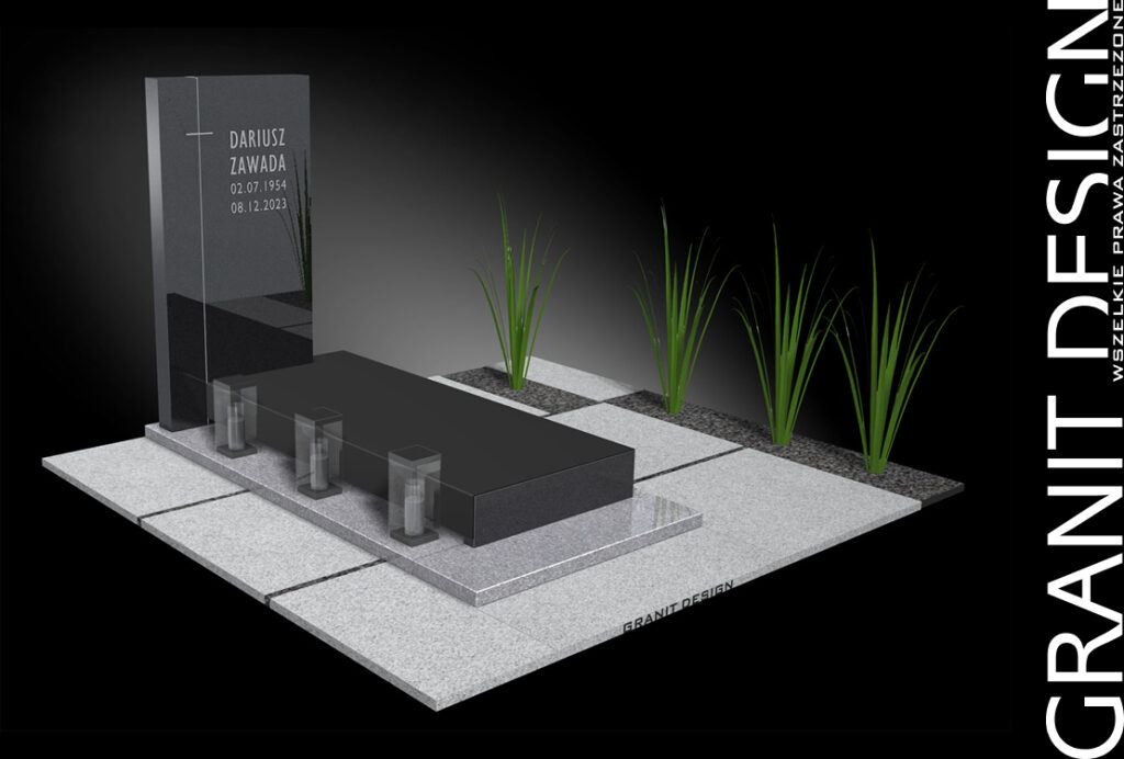 Nagrobki Slim Line - Nagrobek SL5005 - Granit Design