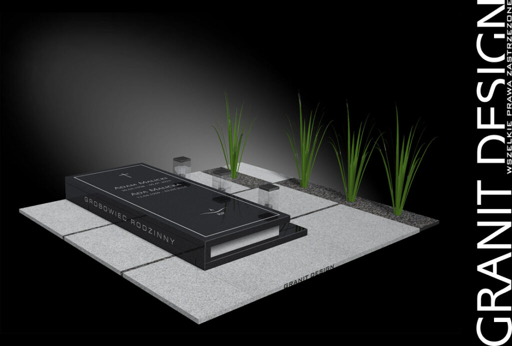 Nagrobki Slim Line - Nagrobek SL5007 - Granit Design