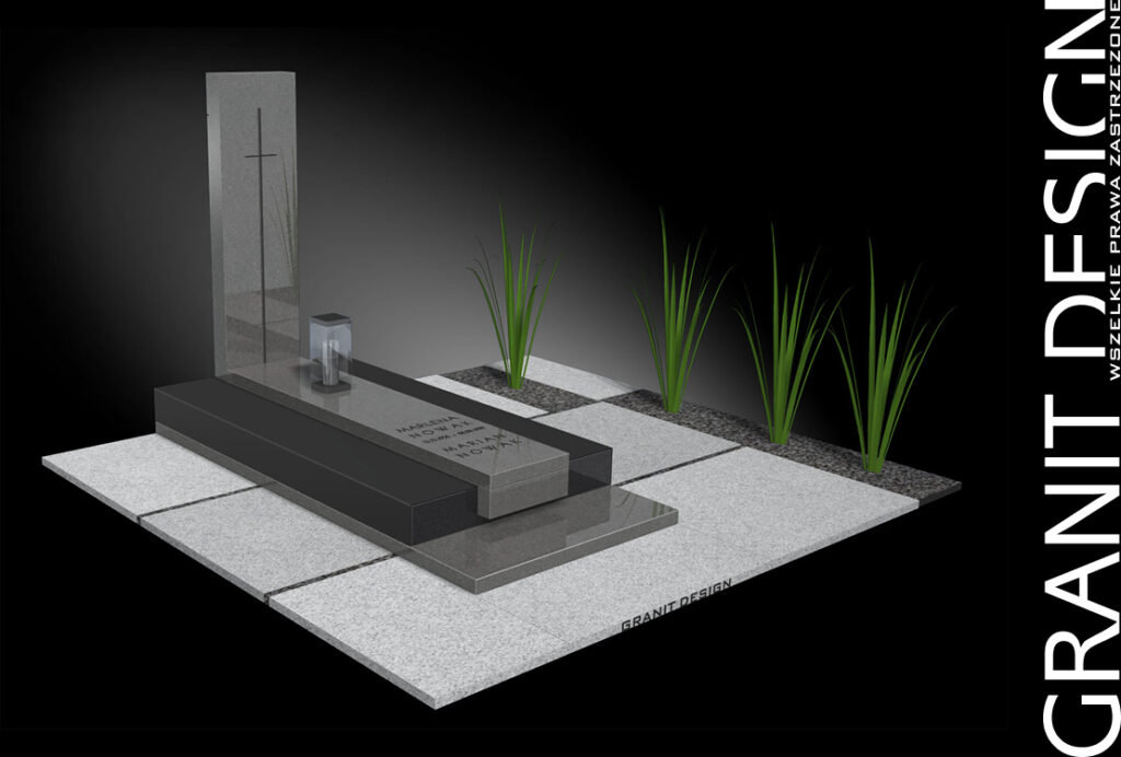 Nagrobki Slim Line - Nagrobek SL5009 - Granit Design