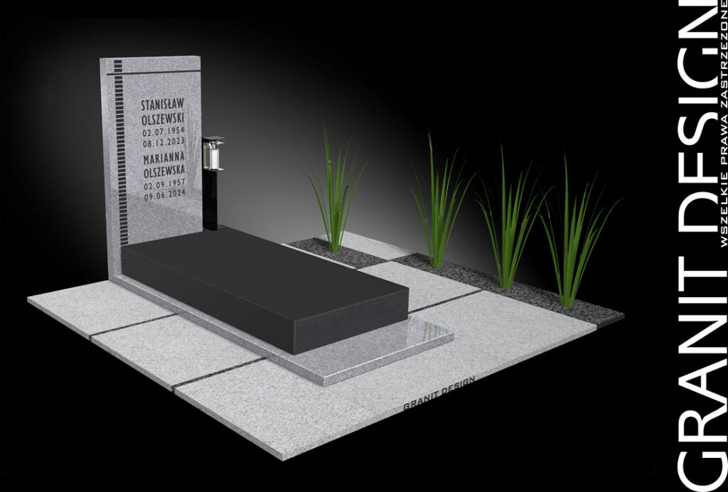 Nagrobki Slim Line - Nagrobek SL5010 - Granit Design