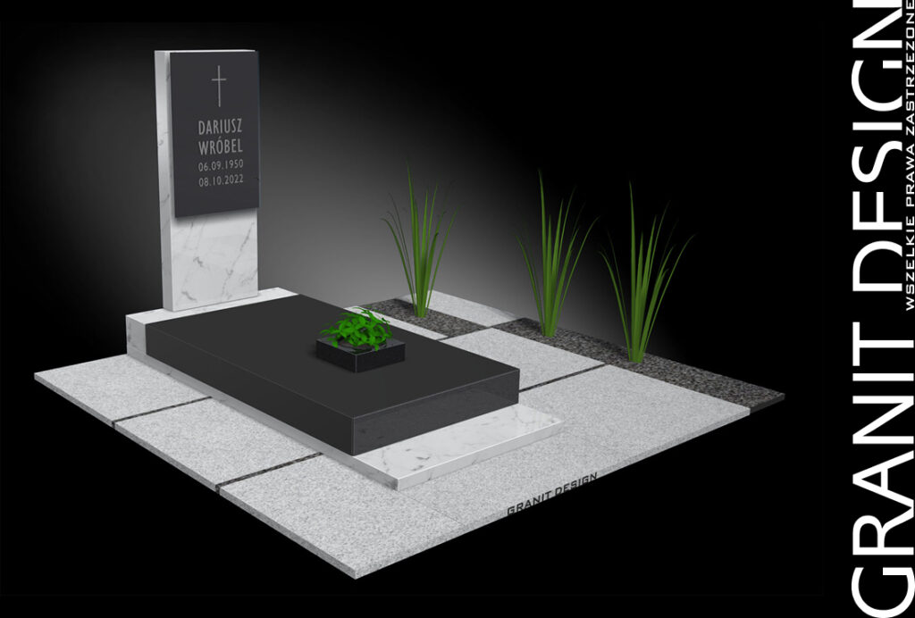 Nagrobki Slim Line - Nagrobek SL5014 - Granit Design