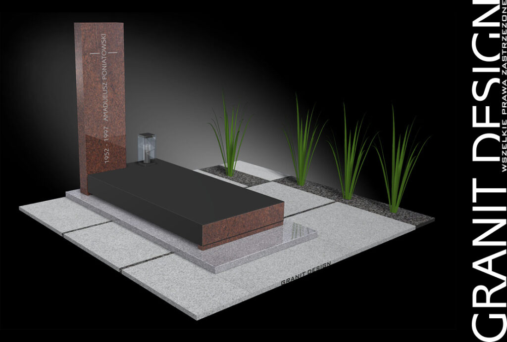 Nagrobki Slim Line - Nagrobek SL5016 - Granit Design